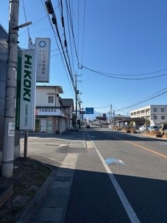 当院看板を左折