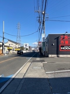 当院看板を右折　もしくは